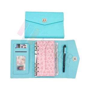 Mahersi กระเป๋าใส่เอกสารกันน้ำใช้ได้ทั้งชายและหญิงกระเป๋าหนังผ้าใบใส่เงินสดมีซิปกระเป๋าใส่แฟ้มใส่เงินติดโลโก้ดอกไม้มุก - Product Image 6