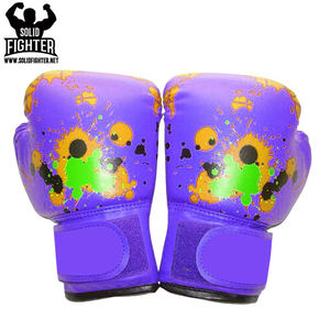 Nuevo diseño de guantes de boxeo de lucha Pakistán hecho de cuero logotipo personalizado guantes de boxeo de lucha a granel al por mayor - Product Image 2