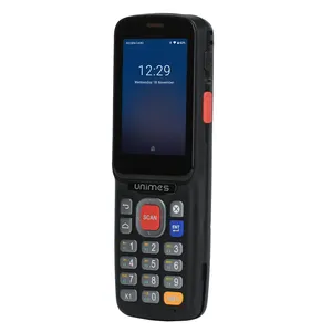 Android 10 Commerce Payment Mobile Phone 4g/wifi Gps Tracking Handheld Android Barcode Unimes U52 Pda 2d Wireless Scanner