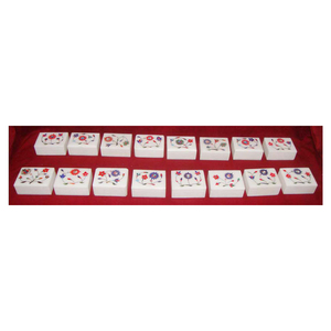 ที่แตกต่างกันหินอ่อนฝังทำงานกล่องเครื่องประดับตกแต่งบ้าน - Product Image 1
