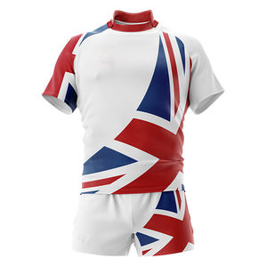 Uniforme de Rugby taille personnalisée pour équipe, uniforme de bagues à manches courtes, nouvel arrivage 2021 - Product Image 5