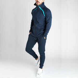 Coton survêtements logo personnalisé hommes costumes en gros blanc costumes de jogging de sport en cours d'exécution gym polyester - Product Image 4