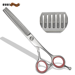 6-Inch Hair Thinning <b>Scissors</b> Offset Handle Stainless Steel for Barber Tool - Product Image 6
