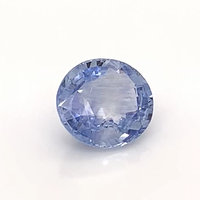 Pierre de saphir bleu pastel naturelle certifiée IGI Grossiste exclusif de pierres précieuses à taille ovale à facettes à l'usine Meilleur prix régulier