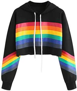 Logo personnalisé nouvelle affiche crop top pull à capuche & sweatshirt à capuche femme - Product Image 3