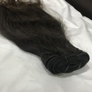 TEMPLE VIERGE DES CHEVEUX NATURELS INDIENS ET BRÉSILIENS EXTENSION DE CHEVEUX HUMAINS NON TRAITÉS REMY CUTICULES ALIGNÉES - Product Image 1