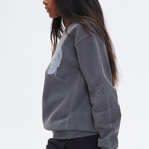 Sudadera con Diseño OEM y Estampado Digital en Colores Vivos para Mujer, Personalizada para Uso Casual, 100% Algodón - Product Image 4