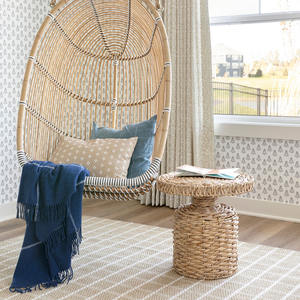 โต๊ะข้างและโต๊ะกาแฟแบบทำมือเฟอร์นิเจอร์ห้องรับแขกผักตบชวาธรรมชาติสำหรับใช้ในบ้าน - Product Image 2