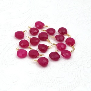 ตัวตรวจสอบการตัดอัญมณี Diy ตัวเชื่อมต่อสมเด็จพระราชินี Chalcedony อัญมณีเสน่ห์การทำเครื่องประดับ - Product Image 2