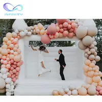 Commercial Inflatable Wedding Castle, White Jumper, Bouncer