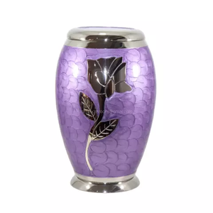 Abat-jour Style américain/européen, décoration en laiton, métal, violet Rose, pour immortalisation des épais, Style américain et européen - Product Image 1