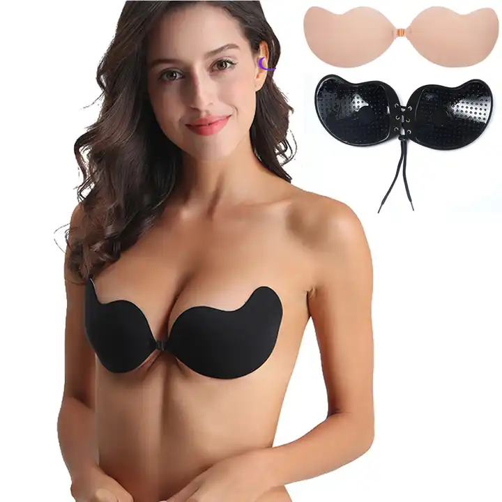 adhesive ladies bra invisible lingerie strapless