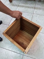 Nouvelle jardinière moderne en bois d'acacia pour jardin et serre, fabriquée au Vietnam, facile à assembler, respectueuse de l'environnement