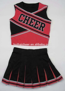 Tenue de cheerleading pour filles adultes, personnalisez votre propre couleur, jeux de couleurs personnalisables, ensemble en coton, polyester et rayonne - Product Image 3