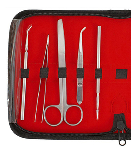Juego de Instrumentos Quirúrgicos de Anatomía Veterinaria Manuales de Acero Inoxidable Endo Tech, Kit de Disección Clase I con Certificación CE Reutilizable - Product Image 1