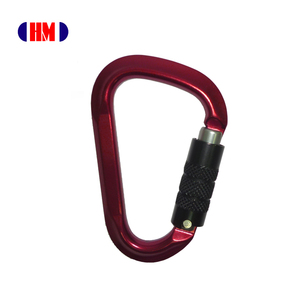 HMS Type Triple Lock Aluminum Carabiner For Wild Sports - Product Image 1