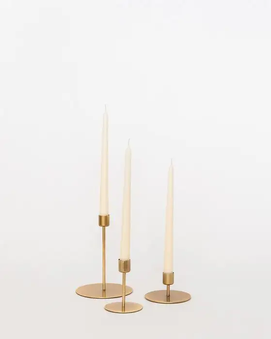 Castiçais nórdicos de ouro, castiçais tapeçados de casamento, suporte de velas de metal para decoração de casa