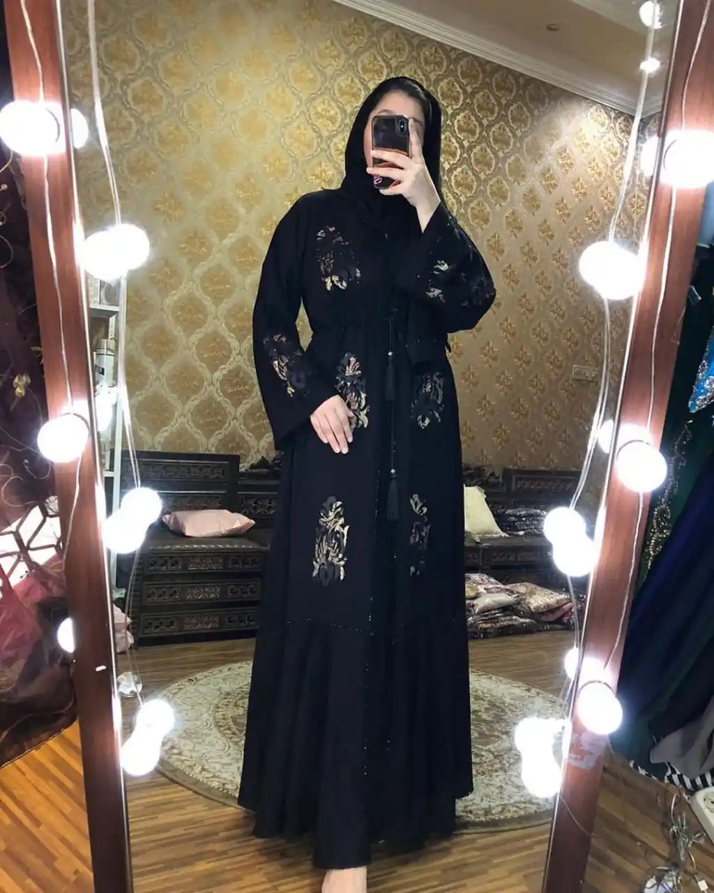 Klassischer Designer Dubai Modest Fashion Abaya Moderne Designs Schal Regenschirm Designer Abaya Kollektionen aus Dubai