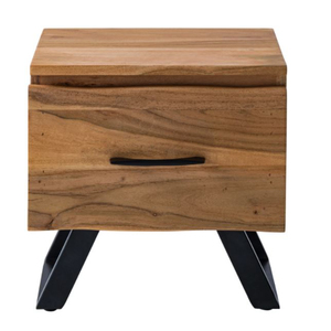 Table basse en bois massif et métal de style américain, pliable, pour meubles de restaurant et utilisation dans le salon - Product Image 2