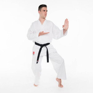 Uniforme de Karate Blanco Personalizado de Alta Calidad para Adultos Unisex, de Poliéster y Algodón, Ligero, en Oferta, con Bordado - Product Image 6
