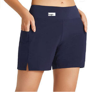 Womens High Waisted Swim Board Shorts <b>Tummy</b> <b>Control</b> With Liner Hot Selling Stock Lot Available Cheap Rated Shorts Customizable - Product Image 3