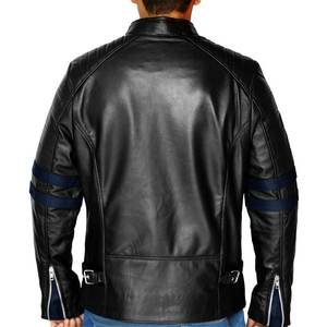 Chaqueta de piel de Oveja Negra para hombre, OEM, precio de fábrica, venta al por mayor, 2022 - Product Image 6