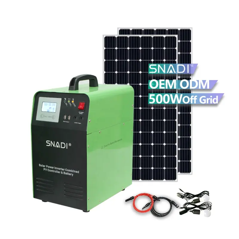 Dapatkan Stasiun Generator Daya Surya Portabel, Stasiun Generator Tenaga Surya Portabel Sistem Energi Surya All In One Kecil atau Luar Ruangan 500W