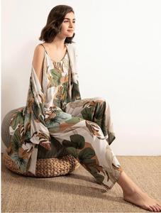 Robe chemise longue en satin à col en V et manches longues à motif floral pour femme, sexy et élégante, nouvelle arrivée, tendance, dernier design, taille 6XL, boutonnée - Product Image 2