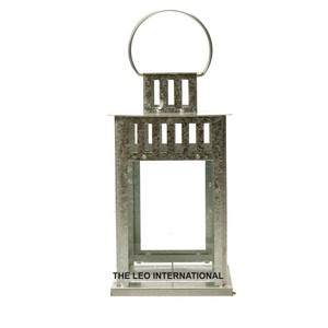Decorative Lantern Stainless Steel Metal Luxury Design Wall Hanging <b>T</b> <b>Light</b> Indoor and Outdoor Shiny Polished - Product Image 5