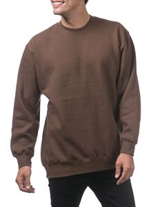 Sweat-shirt à manches longues pour hommes, pull-over décontracté à doublure polaire, col ras du cou - Product Image 5
