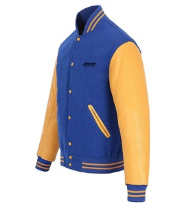 Veste de baseball décontractée pour homme de haute qualité, style streetwear, col montant, coupe ample, brodée, pour l'hiver - Product Image 2