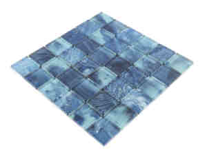 Mosaïque de carreaux en verre cristal, design moderne, parquet décoratif pour hôtel, piscine, chambre avec design graphique - Product Image 3