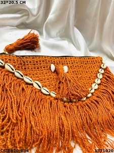 Sacs à main en coton et jute tissés à la main pour femmes, collection exclusive Designer Craftstages International, style décontracté, pochette artisanale - Product Image 4