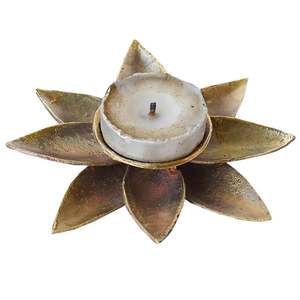 Portavelas de metal Tea Light, superventas, nuevo diseño, acabado a la moda, portavelas de luz de té - Product Image 1