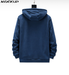Sudadera con capucha personalizada de lana para hombre Sudadera con capucha de mezcla de algodón con forro de la mejor calidad Producto de venta superior Sudadera con capucha - Product Image 4