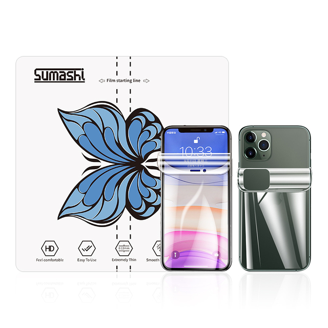 Multi Function Mobile Phone New butterfly Front Back Hydrogel Tpu Film Screen Protector Material Roll for Cutting Machine