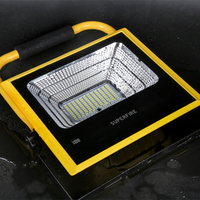 Lámpara LED Portátil de Alta Potencia 40W/60W/100W, 9 Pulgadas, IP54 Impermeable, 1330 Lúmenes, Luz Blanca 8000K, USB-Cob, para Taller, Jardín, Hotel