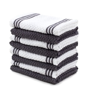 Serviette de cuisine en éponge de coton certifié par points, écologiques, 100% cheveux naturels - Product Image 1