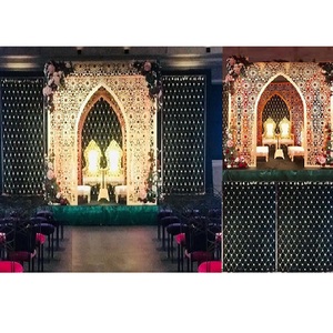 Décoration de Mandap marocain pour mariage aux chandelles, Mandap de mariage indien précieux, Mandaps marocains exceptionnellement beaux, Michigan Royaume-Uni - Product Image 1