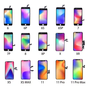 หน้าจอ LCD โทรศัพท์มือถือ,สำหรับ iPhone X XS XR XS Max 11 12 Pro Max Mini 5S 5 6 6S 7 8 Plus หน้าจอ OLED