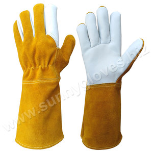 ที่มีคุณภาพสูงหนังถุงมือทำงานถุงมือเชื่อม - Product Image 1