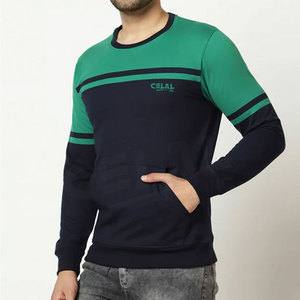 Sudadera polar de algodón suave para hombre, ropa para parte superior masculina, con cuello redondo, venta al por mayor - Product Image 2