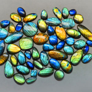 Piedras Preciosas de Labradorita Natural al por Mayor, Multicolores, que Cambian de Color, 15-25 mm, 6-7 g, Corte Marquesa/Pera/Surtido, Sueltas para Joyería - Product Image 1