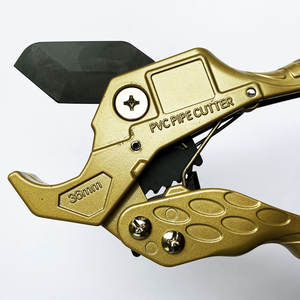 Coupe-tuyaux en PVC de qualité industrielle UJIYA TAIWAN, couleur or, modèle SV-36M, double usage - Product Image 2