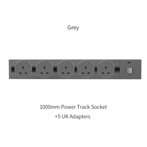 Nouvelle Arrivée Prises Murales Encastrables et Interrupteurs Standard UK, Multiprise Intelligente 100cm avec 5 Adaptateurs - Product Image 2