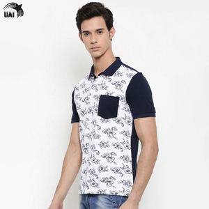 Camisetas de Golf Casuales de Jersey 100% Algodón, Transpirables, con Bolsillo, Manga Corta, Antiarrugas, con Logotipo Personalizado para Hombre, Modelo 2026 OEM - Product Image 3