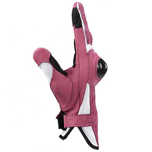 Guantes de cuero genuino para motocicleta, guantes protectores de dedos completos para Motocross y carreras, novedad - Product Image 3