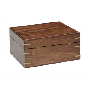 Wooden Burial Cremation Urn Boxes and Casket for Human Ashes Adult Man or Woman Handcrafted Walnut Wooden Urn for Human Ashes - Product Image 2
