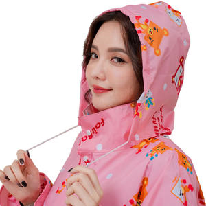 Chubasquero Tofuman para niños 2025, impermeable de poliéster con logotipo de dibujos animados, a la moda para jóvenes, días lluviosos para acampar y hacer senderismo - Product Image 2