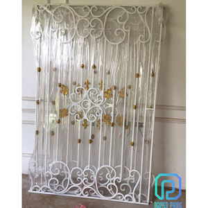 Advantage Price High Quality Antique Decorative Wrought Iron Metal Grill Window Door <b>Frame</b> Design - Product Image 5